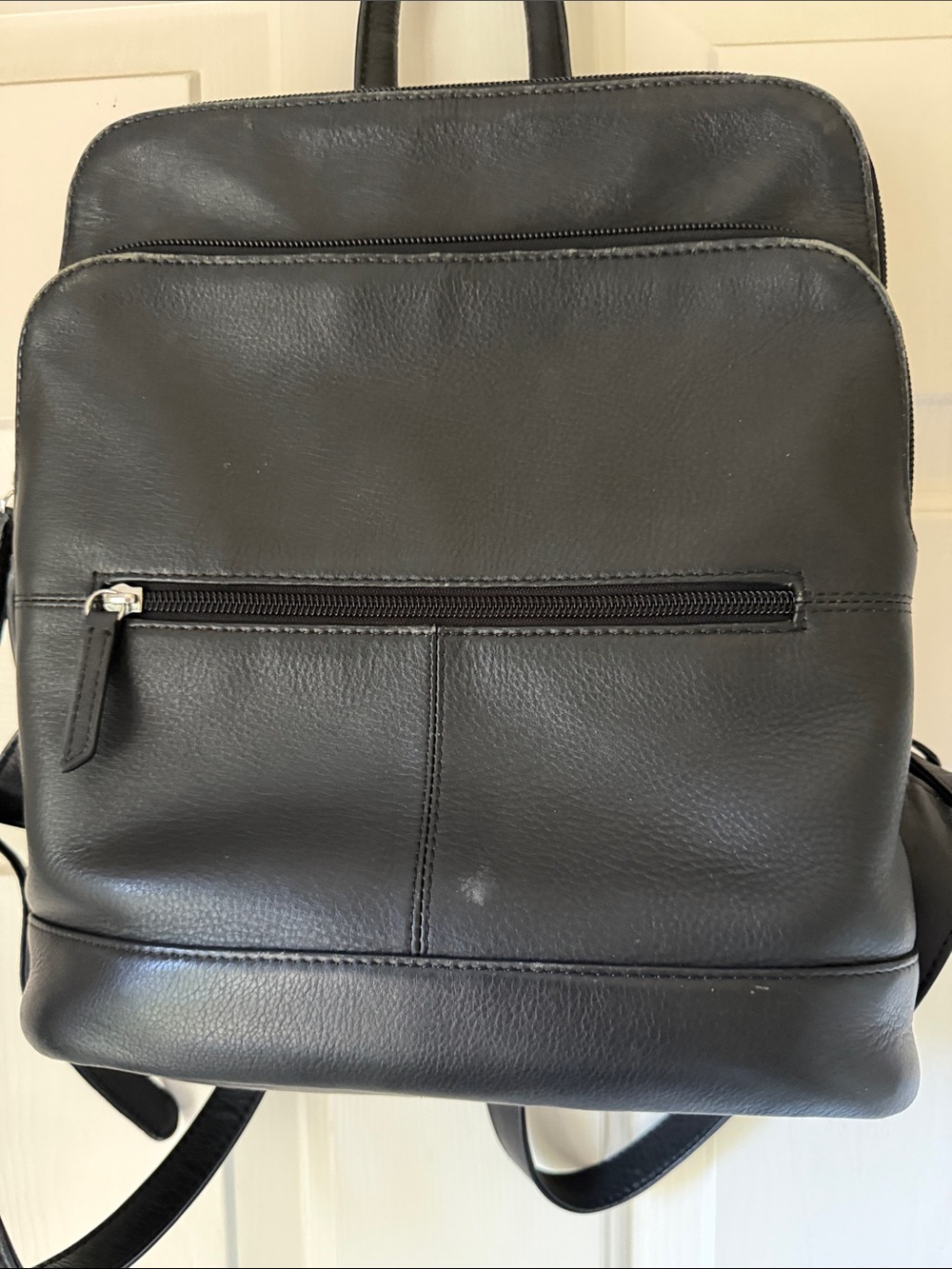 ILI BLACK LEATHER WOMEN’S BACKPACK